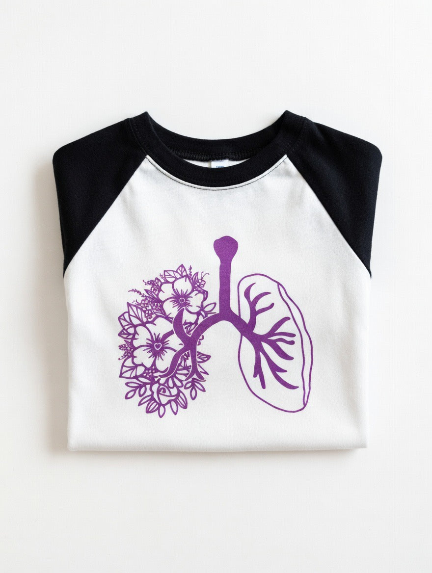 Lungs baseball toddler graphic T-Shirt