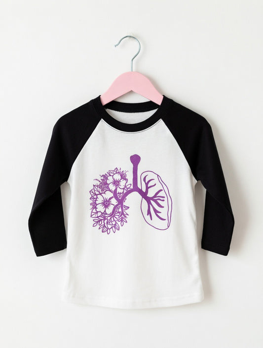 Lungs baseball toddler graphic T-Shirt