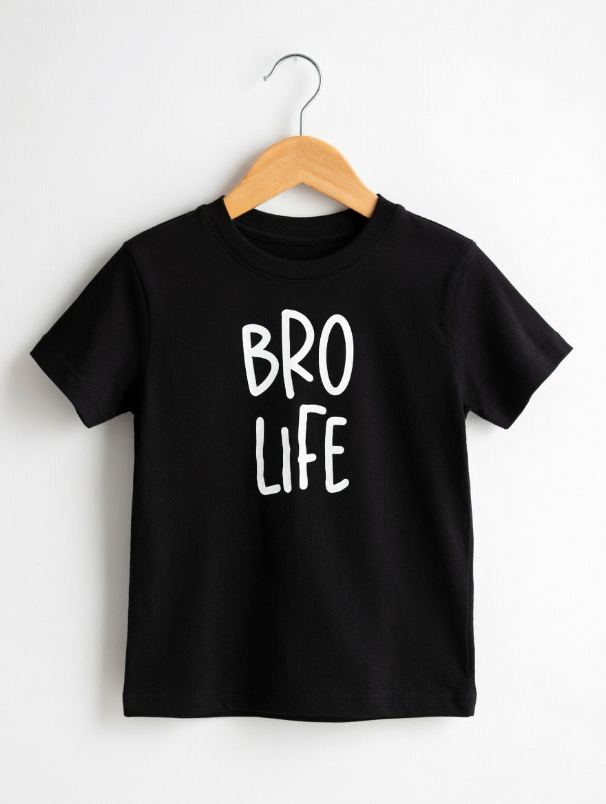 Bro Life black toddler graphic T-Shirt