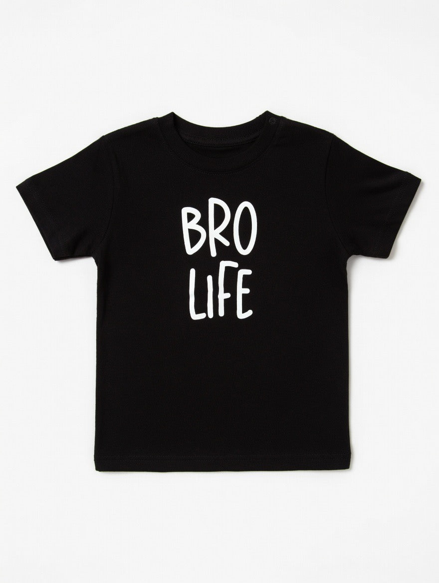Bro Life black toddler graphic T-Shirt