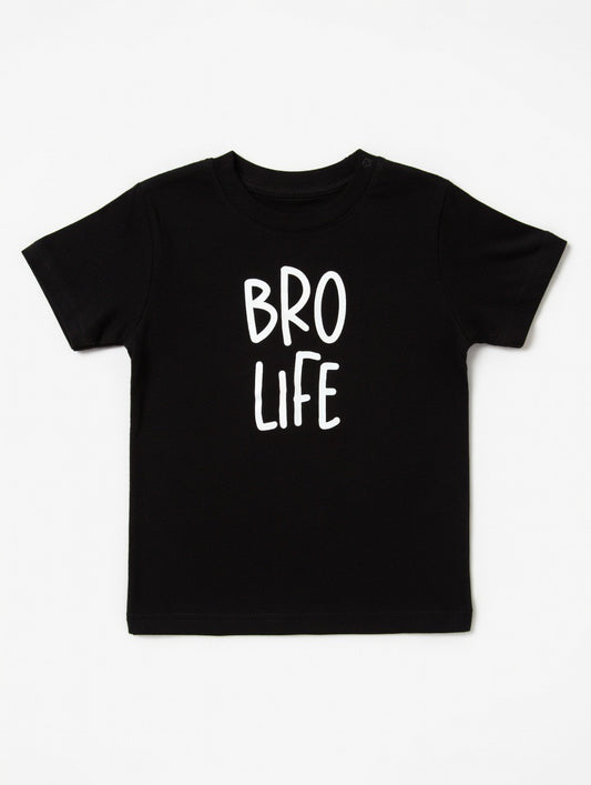 Bro Life black toddler graphic T-Shirt
