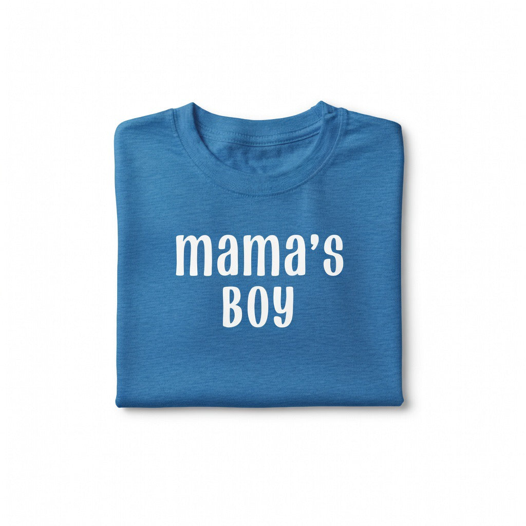 Mama’s Boy Heather Blue toddler graphic T-Shirt