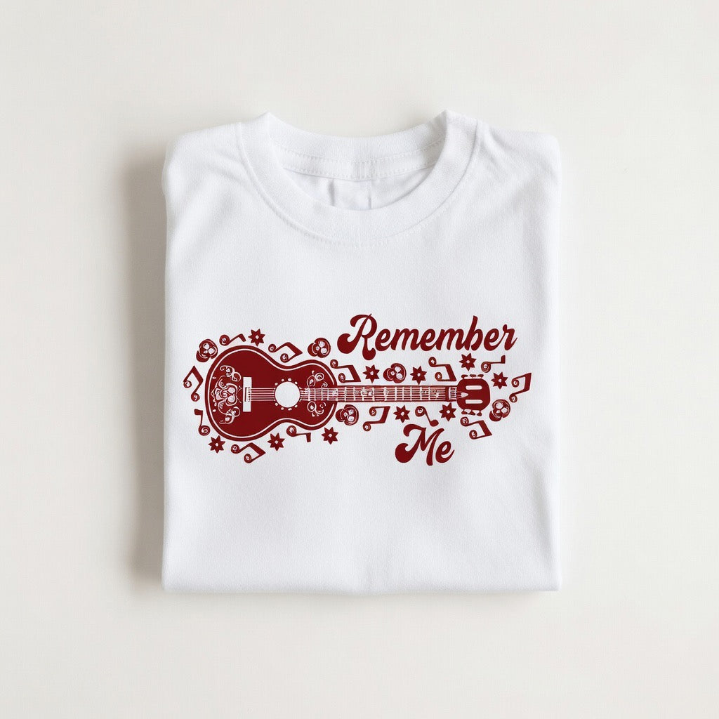 Remember Me white toddler graphic T-Shirt