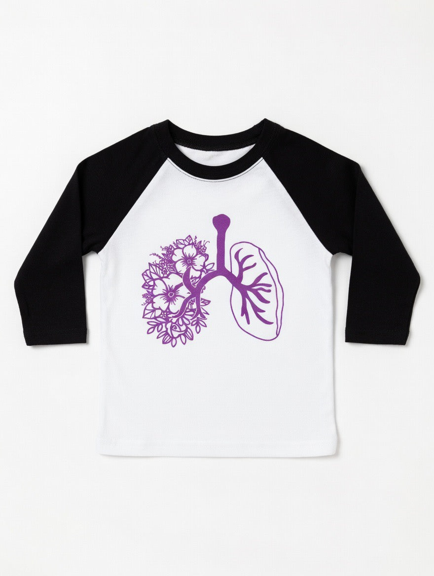 Lungs baseball toddler graphic T-Shirt