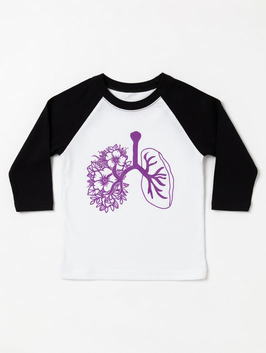 Lungs baseball toddler graphic T-Shirt
