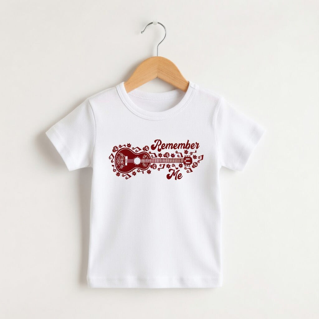 Remember Me white toddler graphic T-Shirt